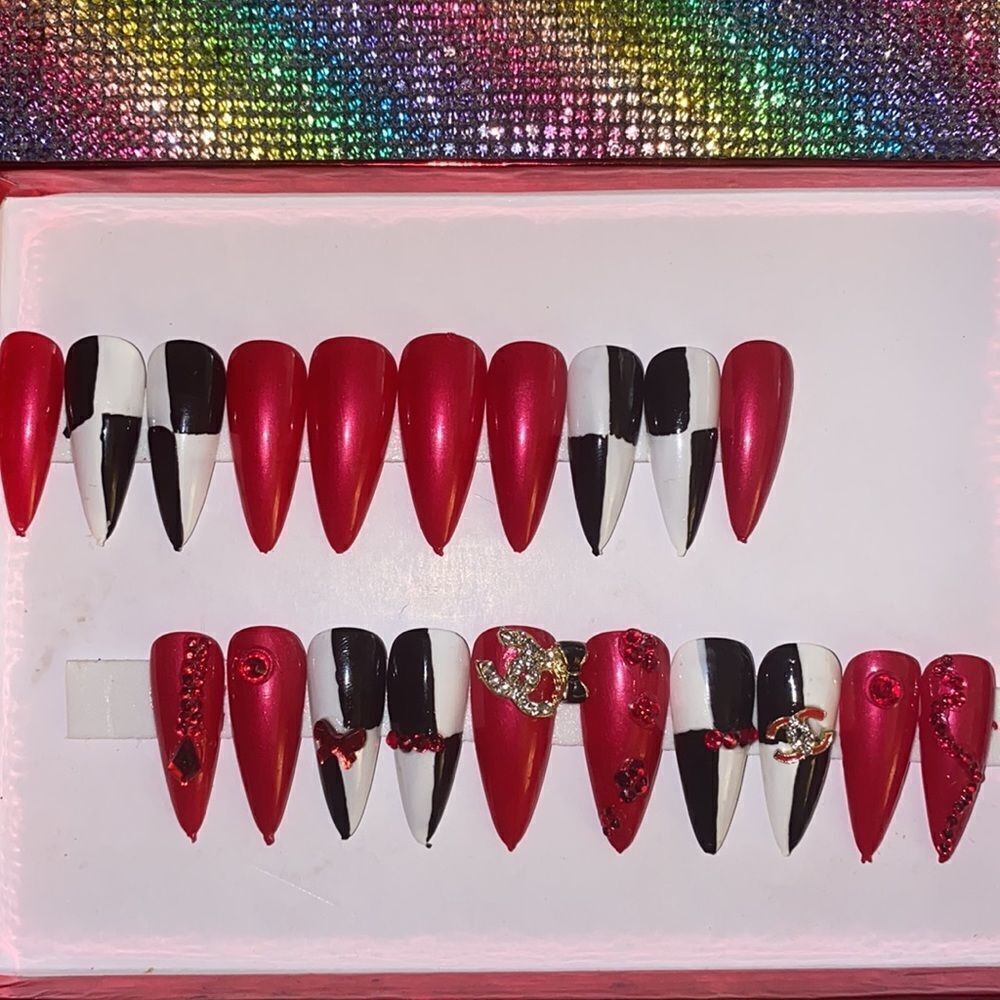Halloween Press On Designer custom Nails!